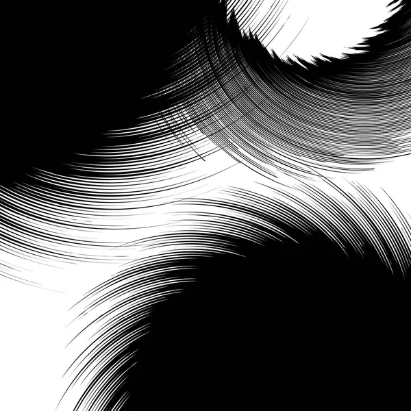 Elemento abstracto geométrico blanco y negro — Vector de stock