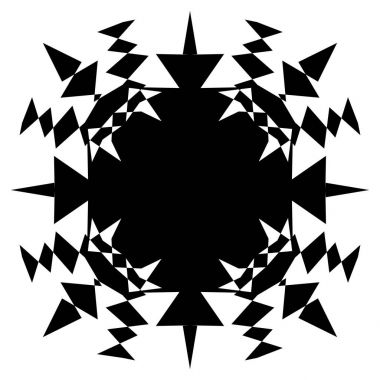 geometrik kare şekli