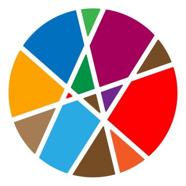 Düz logosunun şablonu