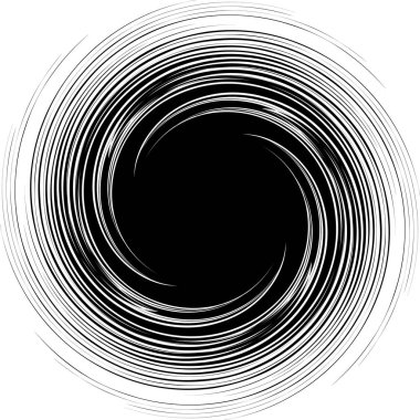 Düzensiz konsantrik çizgiler