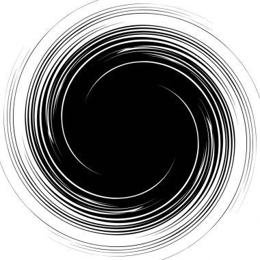 Düzensiz konsantrik çizgiler