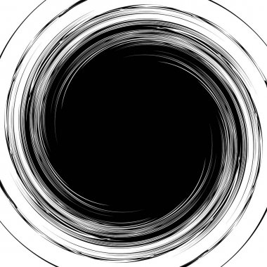 Düzensiz konsantrik çizgiler