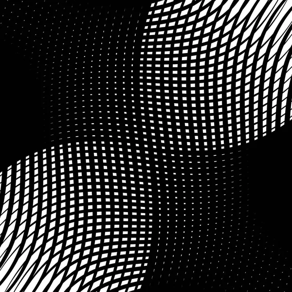 黒と白の幾何学模様 — ストックベクタ