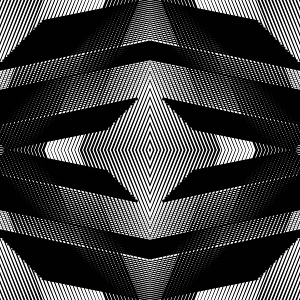 Fond de grille avec géométrie miroir — Image vectorielle