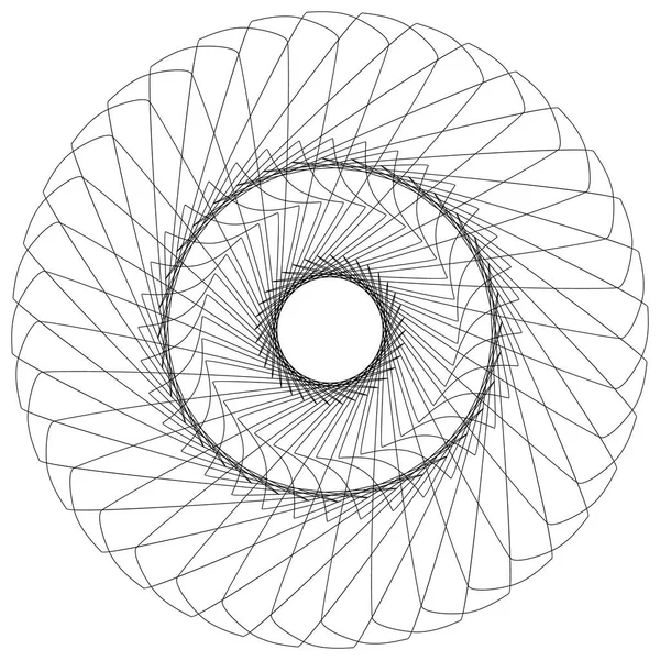 Overzicht spiraal motief — Stockvector