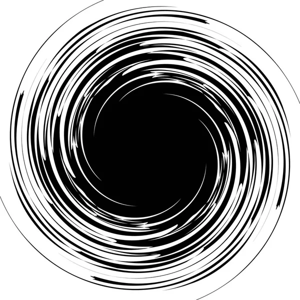 Onregelmatige concentrische lijnen — Stockvector