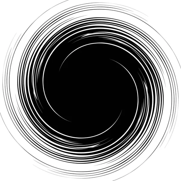 Onregelmatige concentrische lijnen — Stockvector