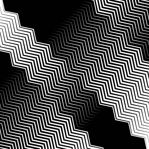 Geometrik monokrom deseni