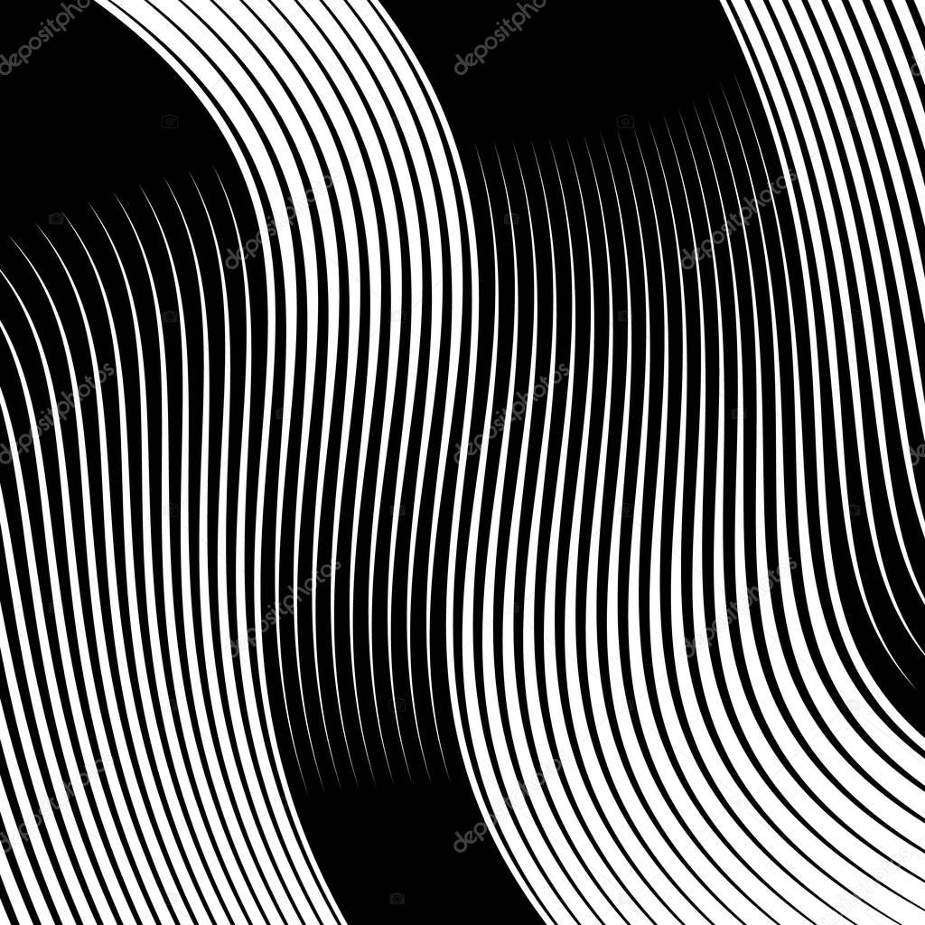 black and white geometric pattern