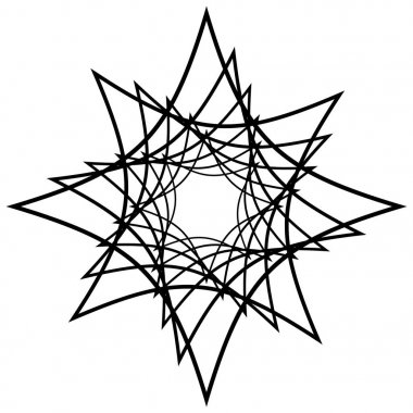 Radyal geometrik öğe serisi. 