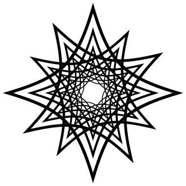 Radyal geometrik öğe serisi. 