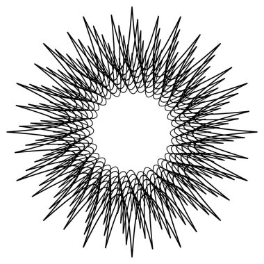 Radyal geometrik öğe serisi. 