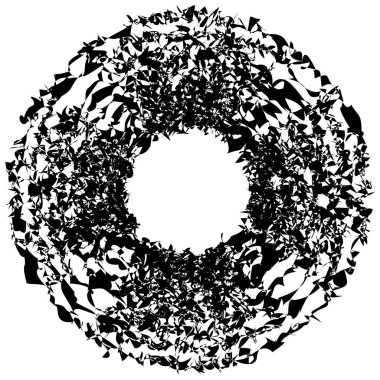 siyah ve beyaz öğe bozulma ile