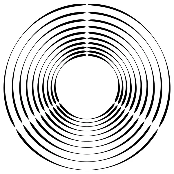 Радиальный круговой элемент — стоковый вектор