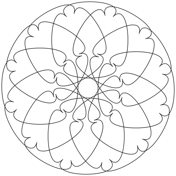 Verschiedene lineare geometrische Objekte — Stockvektor