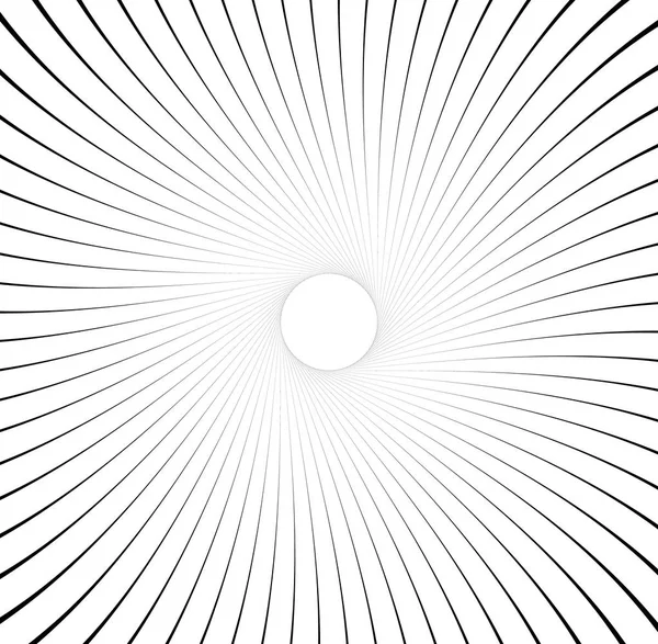 Абстрактний візерунок з радіальними лініями — стоковий вектор
