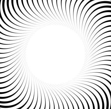 Radyal çizgiler ile soyut desen