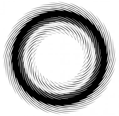 Soyut tek renkli sarmal tasarım.