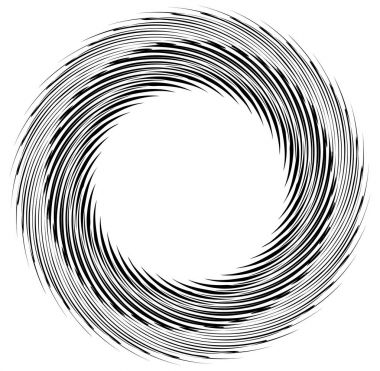 Soyut tek renkli sarmal tasarım.