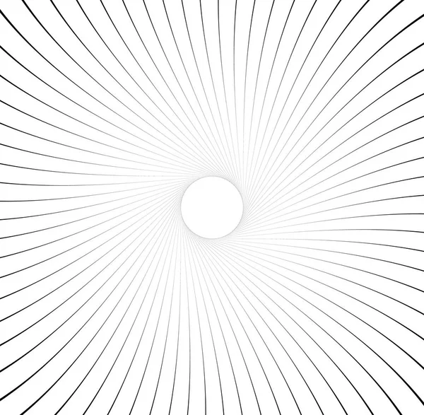 Modèle abstrait avec lignes radiales — Image vectorielle