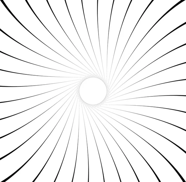 Абстрактний візерунок з радіальними лініями — стоковий вектор