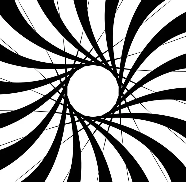 Modèle abstrait avec lignes radiales — Image vectorielle