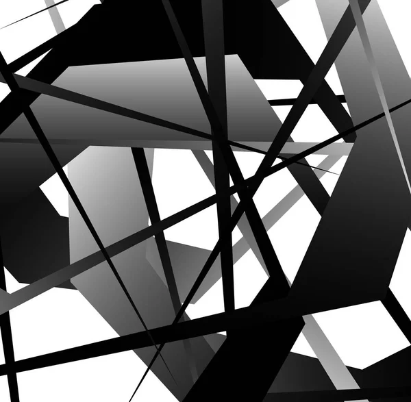Art géométrique abstrait avec aléatoire — Image vectorielle