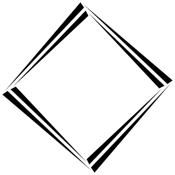 Elemento símbolo quadrado abstrato . —  Vetores de Stock