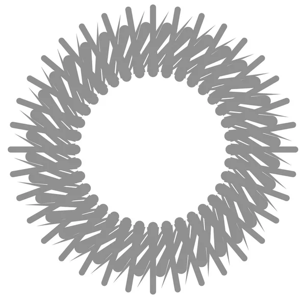 Elemento de design geométrico de estilo circular . — Vetor de Stock