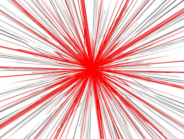 Texturierte radiale Linien verbreiten Explosion — Stockvektor