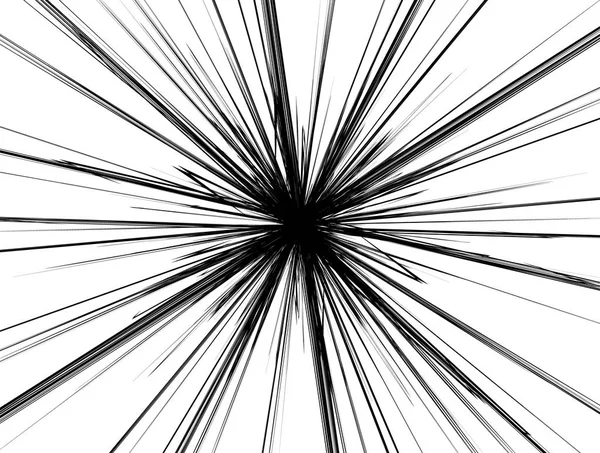 Getextureerde radiale lijnen verspreiding explosie — Stockvector