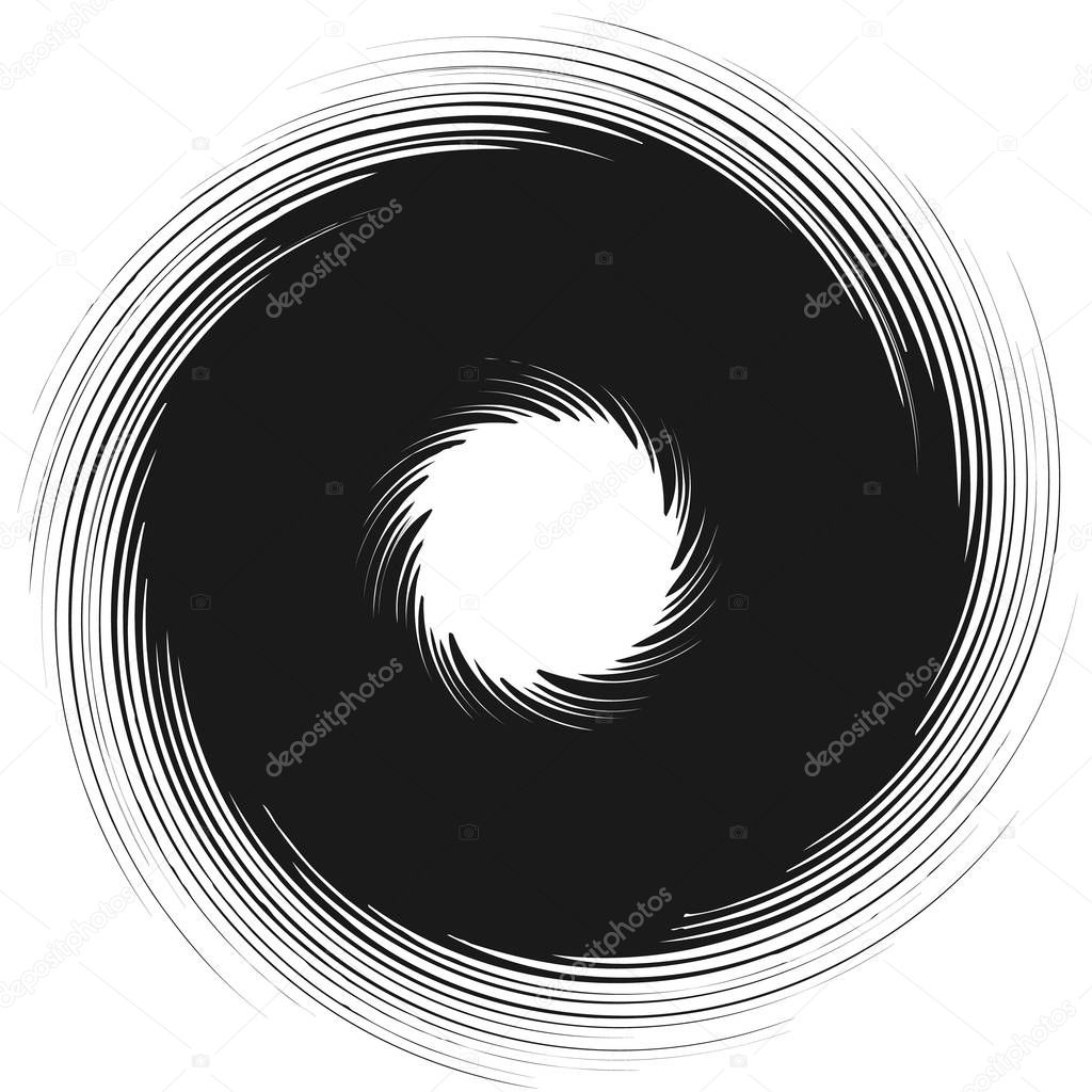 Radial geometric element series. 