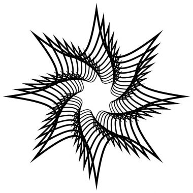 Radyal geometrik öğe serisi