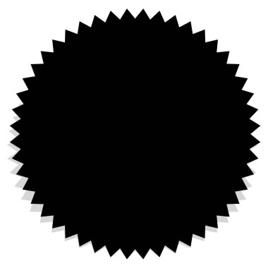 Zikzak edge ile rozet