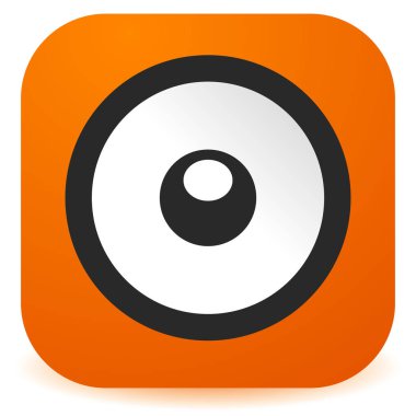 Düz stil hoparlör simgesini