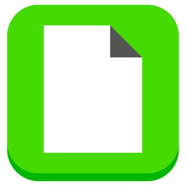 Basit notepaper simgesi