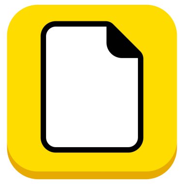 Basit notepaper simgesi