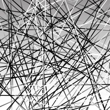 Chaotic lines texture clipart