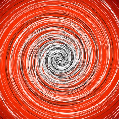 geometrik şekiller spirally öğeyle