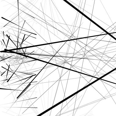 kaotik elemanları ile geometrik desen
