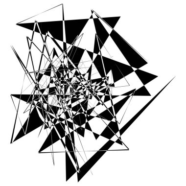 Kesişen çizgiler şekli