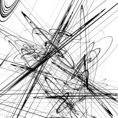 geometrik şekiller spirally öğeyle