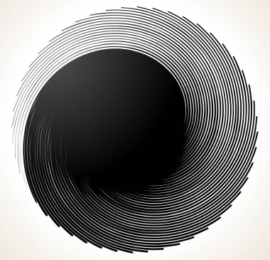 Spiral ile dairesel desen