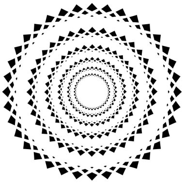 dairesel motifi ile geometrik sanat. 