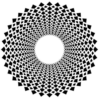 dairesel motifi ile geometrik sanat. 