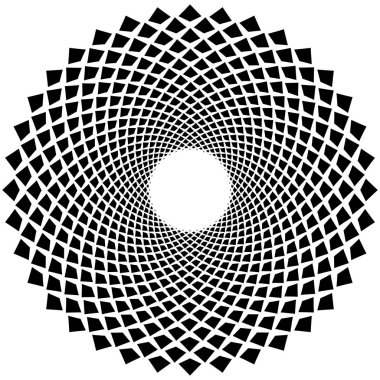 dairesel motifi ile geometrik sanat. 