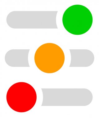Web dikdörtgen düğmeleri kümesi