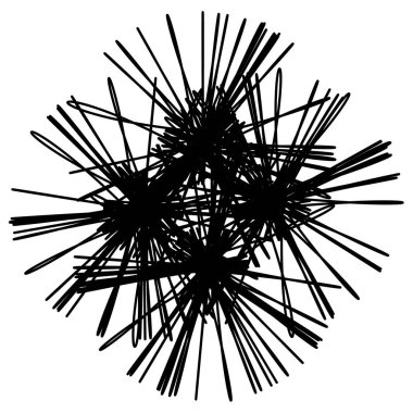 Kesişen çizgiler şekli