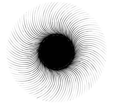 Spiral ile dairesel desen