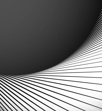 radyal çizgiler ile geometrik öğesi